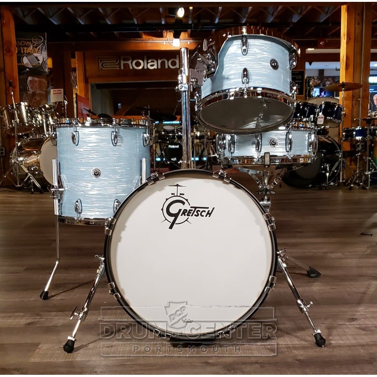 Gretsch Brooklyn 4pc Jazz Drum Set Vintage Oyster White - DCP Exclusive!