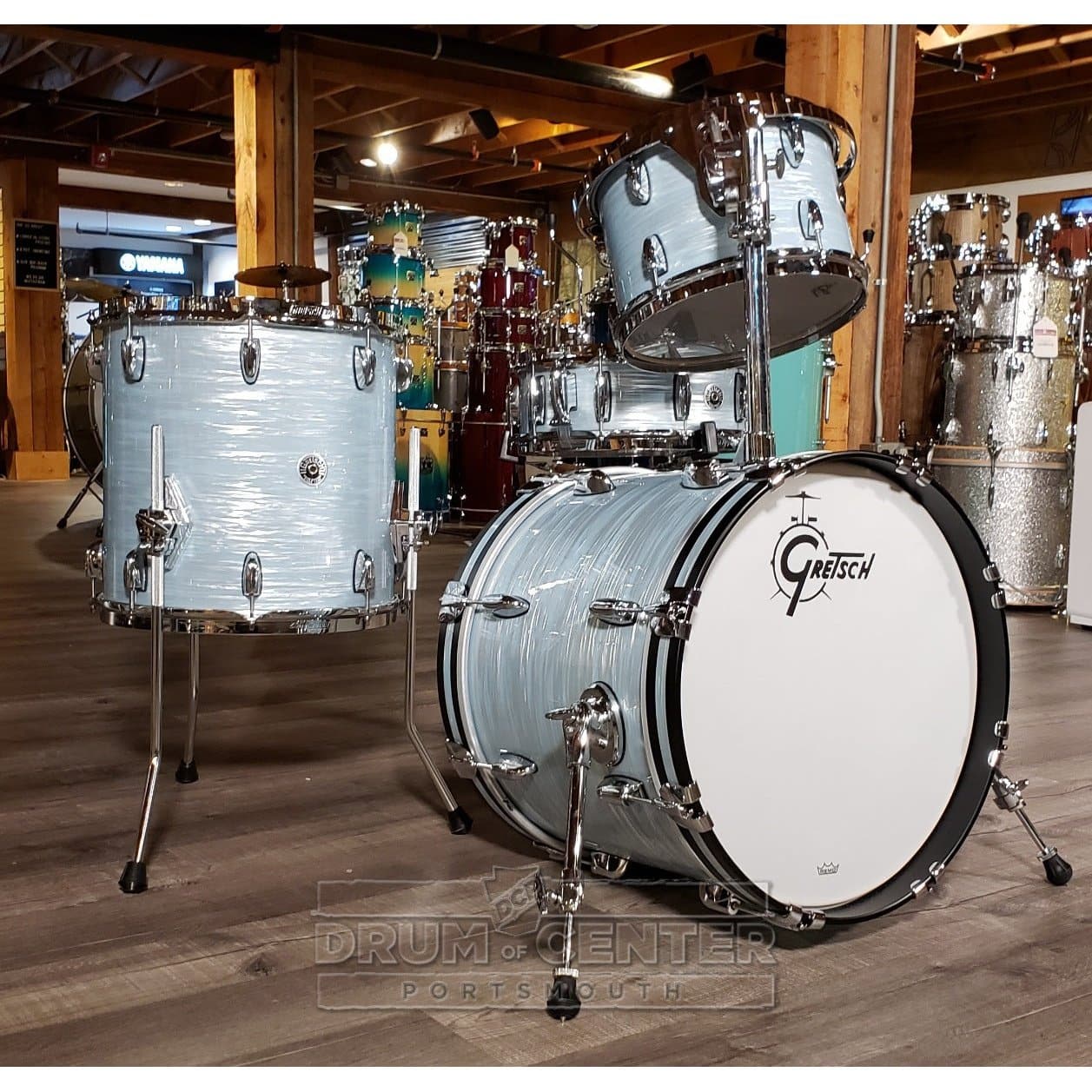 Gretsch Brooklyn 4pc Jazz Drum Set Vintage Oyster White - DCP Exclusive!