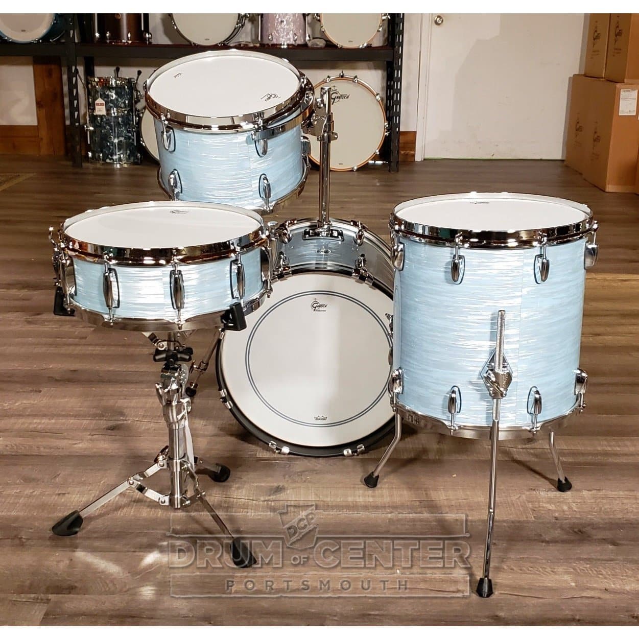 Gretsch Brooklyn 4pc Jazz Drum Set Vintage Oyster White - DCP Exclusive!