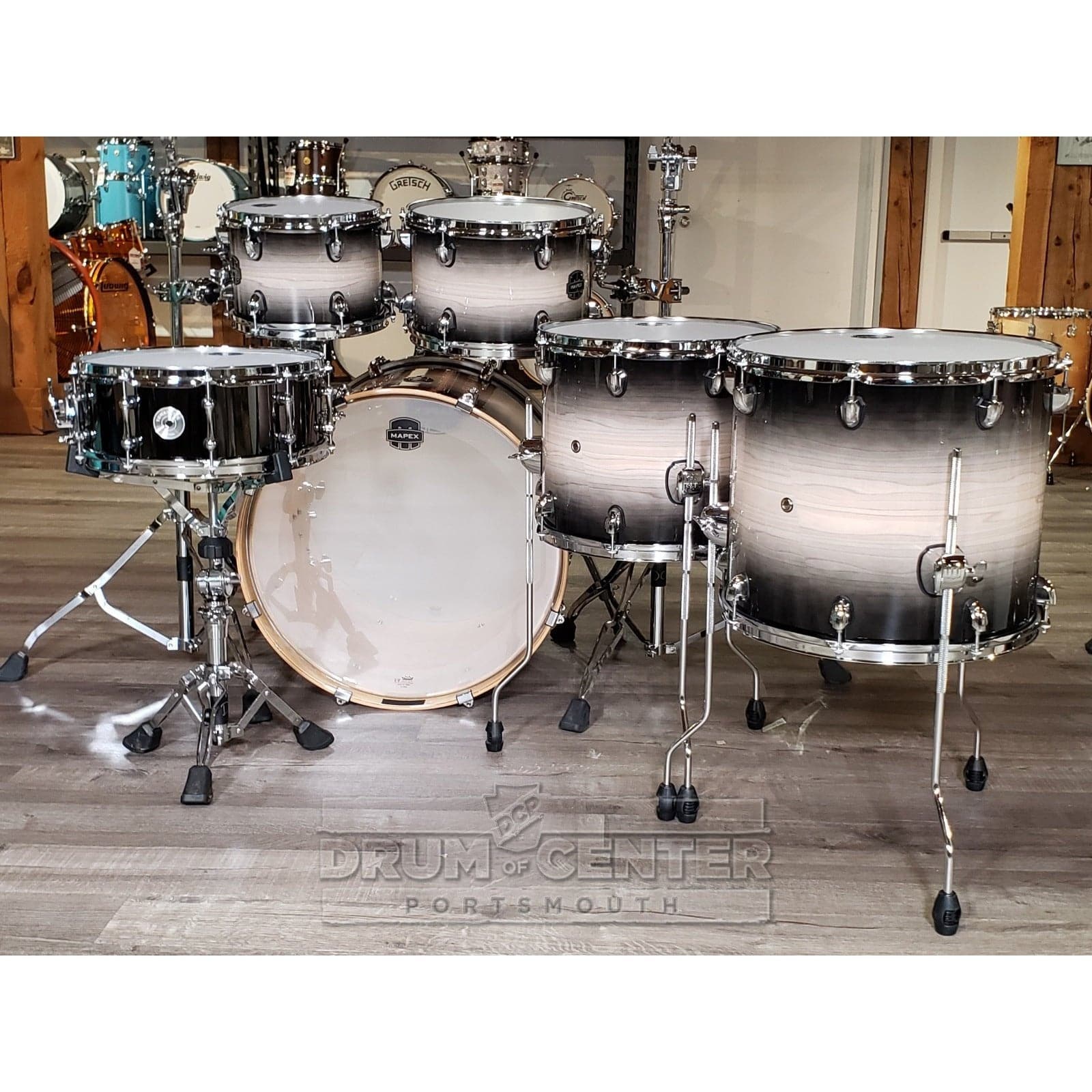 Mapex Armory Series 6pc Studioease Drum Set Black Burst - DCP Exclusive!