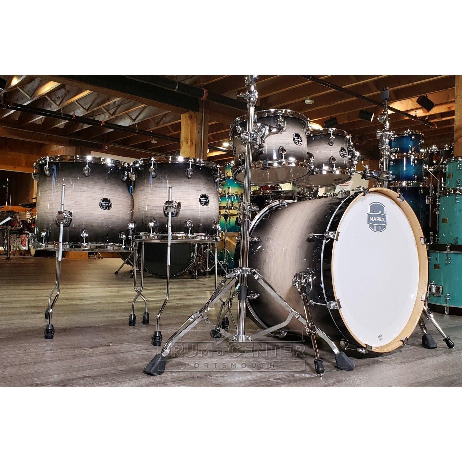 Mapex Armory Series 6pc Studioease Drum Set Black Burst - DCP Exclusive!