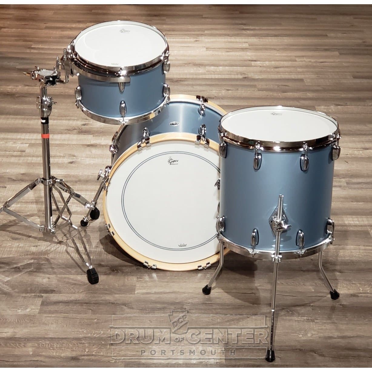 Gretsch Brooklyn 3pc Drum Set Satin Ice Blue Metallic