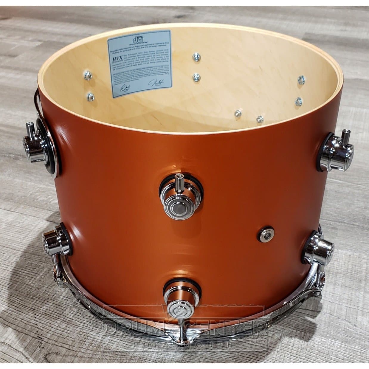 DW Performance 3pc Drum Set 22/12/16 Hard Satin American Rust