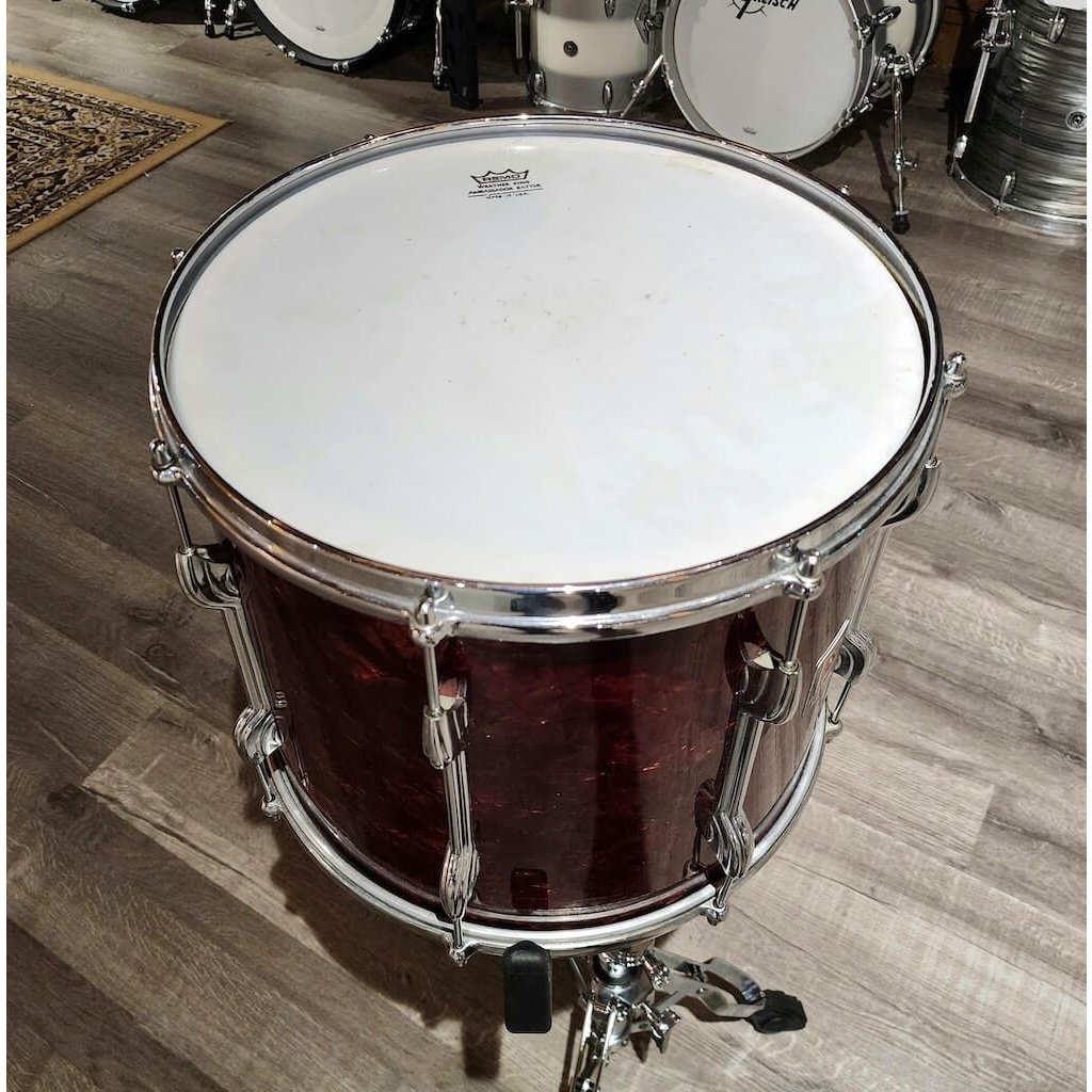 Vintage Premier Tenor Drum 14x12 Red Marine Pearl