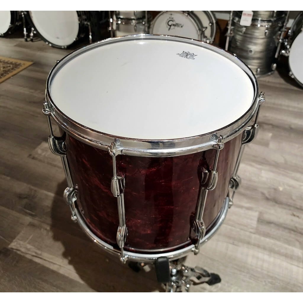 Vintage Premier Tenor Drum 14x12 Red Marine Pearl