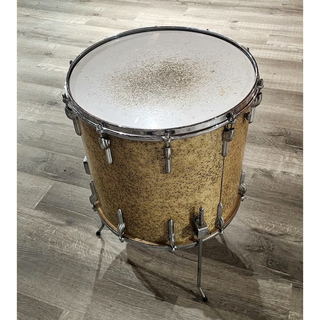 Vintage Premier Floor Tom 16x15 Gold Sparkle