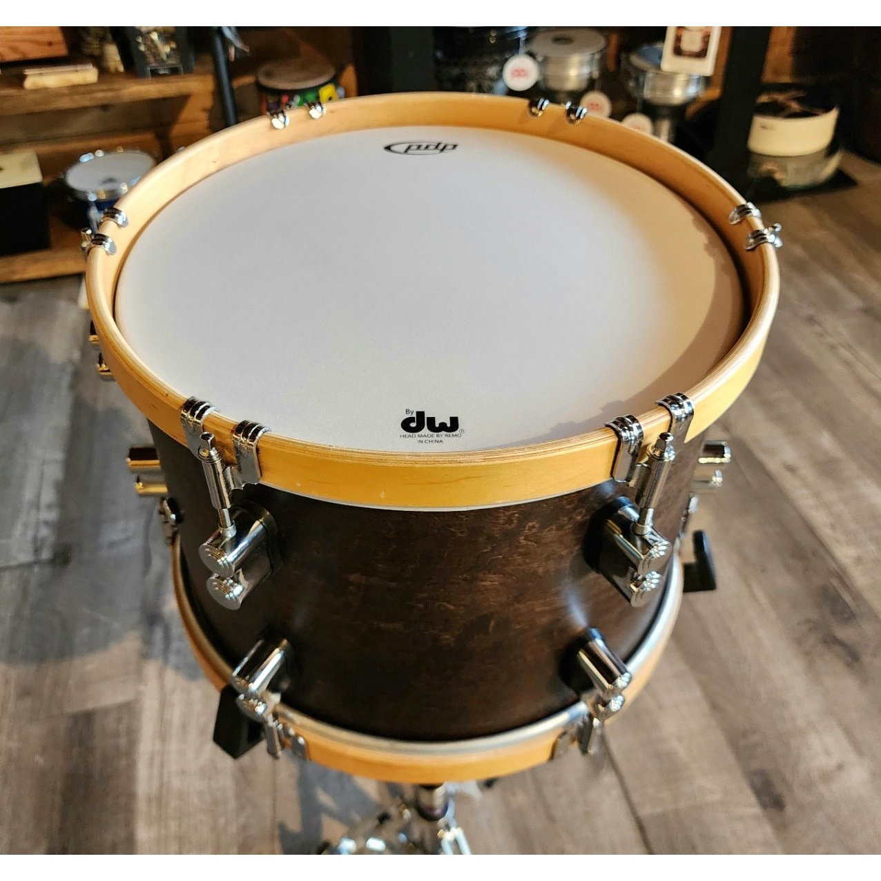 Used PDP Concept Maple Classic Tom 13x9 Walnut w/Natural Hoops