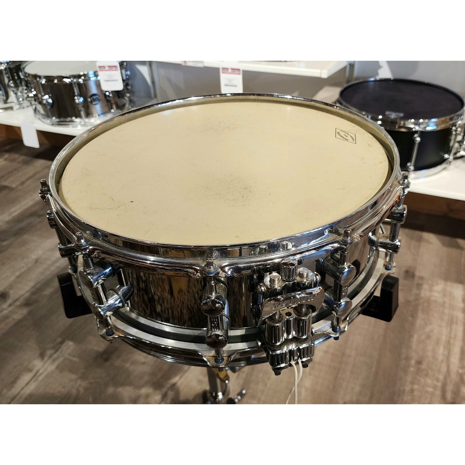 Used Sonor Prolite Steel Snare Drum 14x5