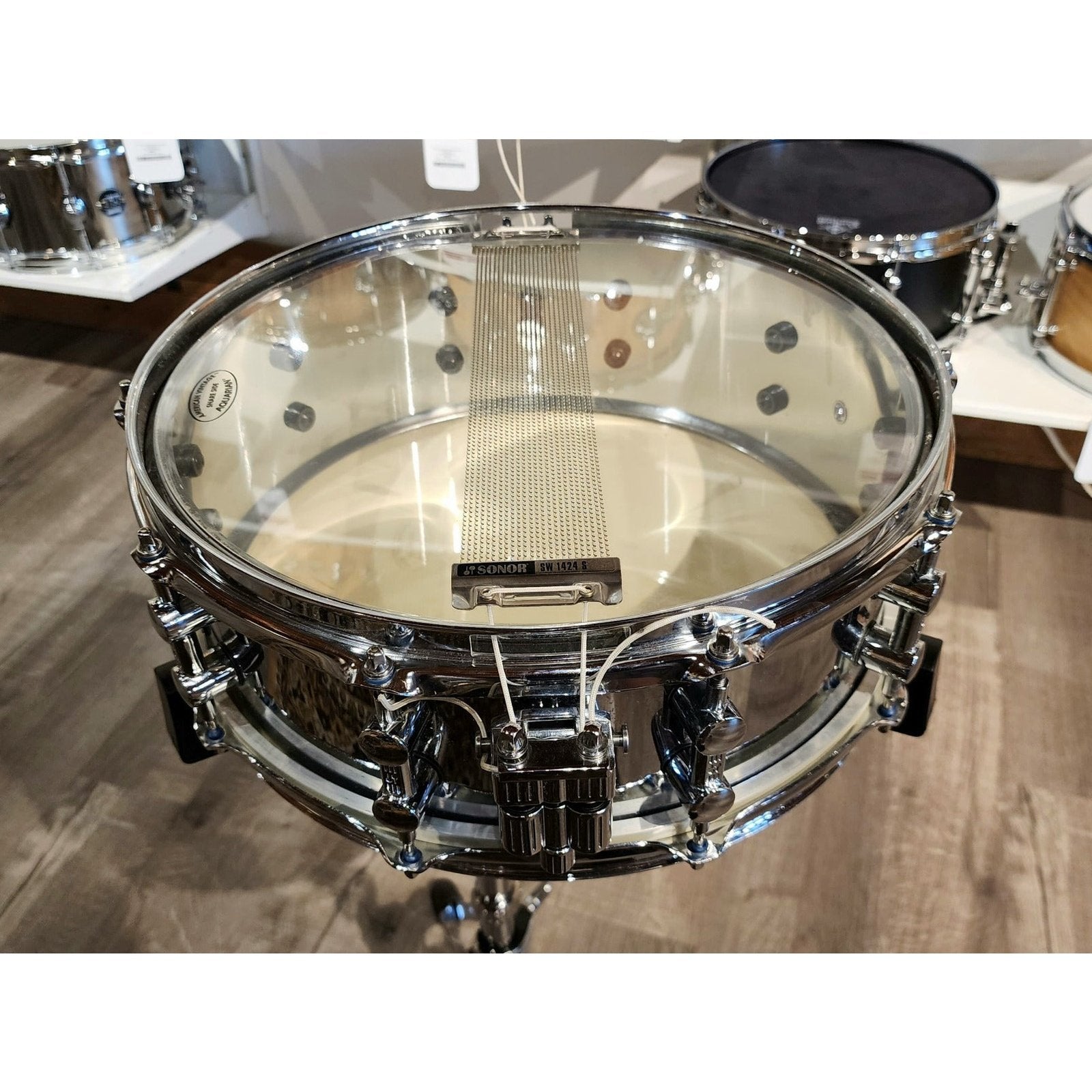 Used Sonor Prolite Steel Snare Drum 14x5
