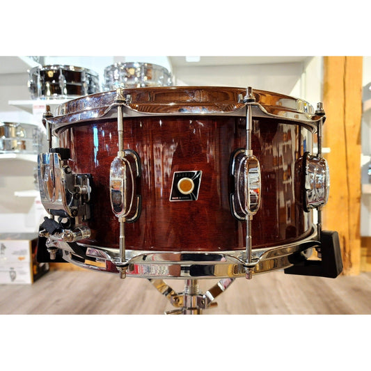 Used Tama Artwood Birch Snare Drum Red Mahogany 14x6.5