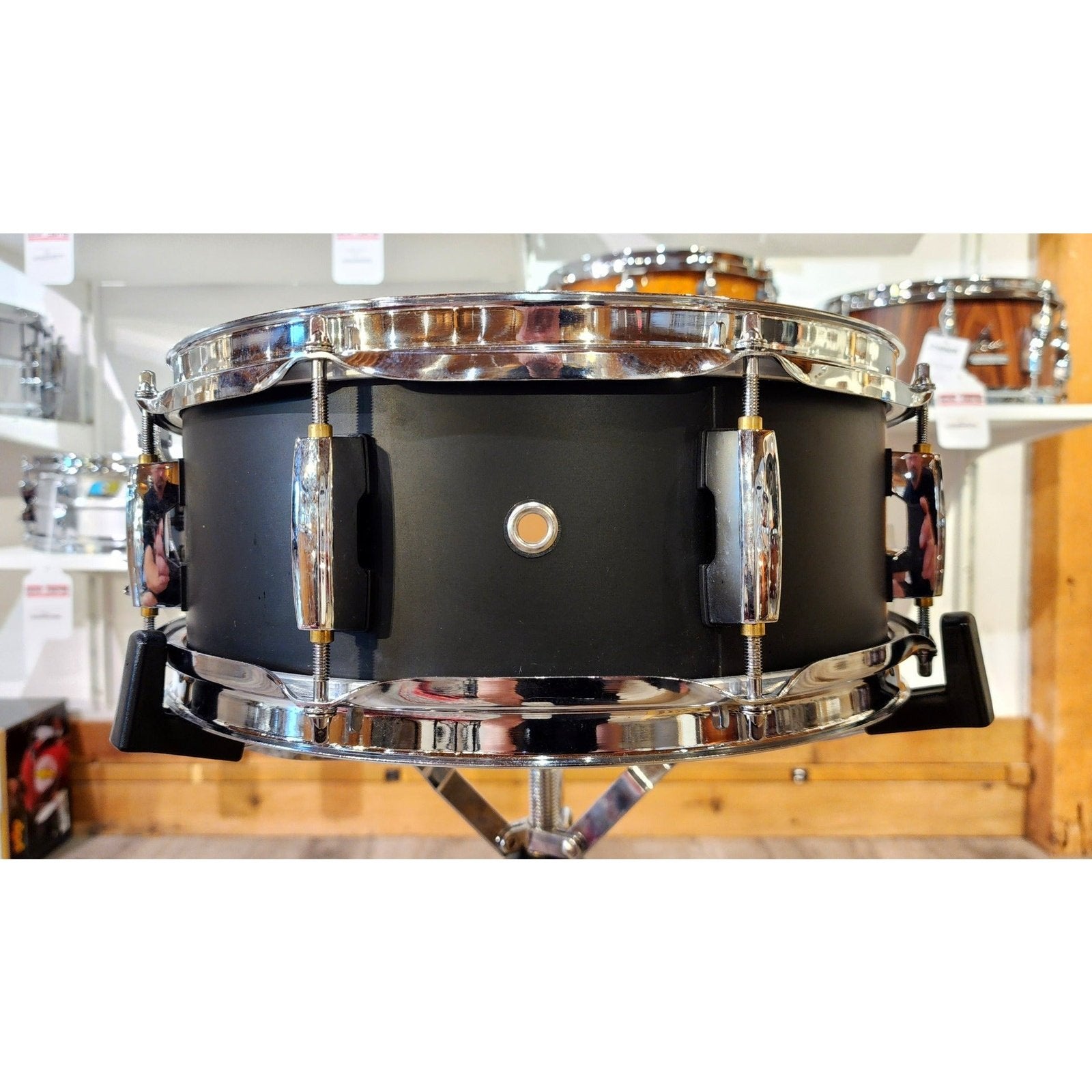 Used Pearl Modern Utility Maple Snare Drum 13x5 Satin Black