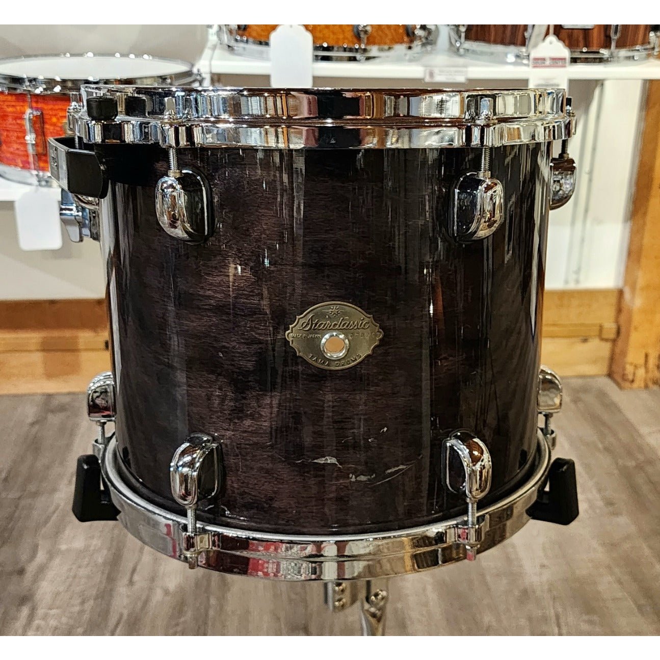 Used Tama Starclassic Performer Tom 12x10 Transparent Black