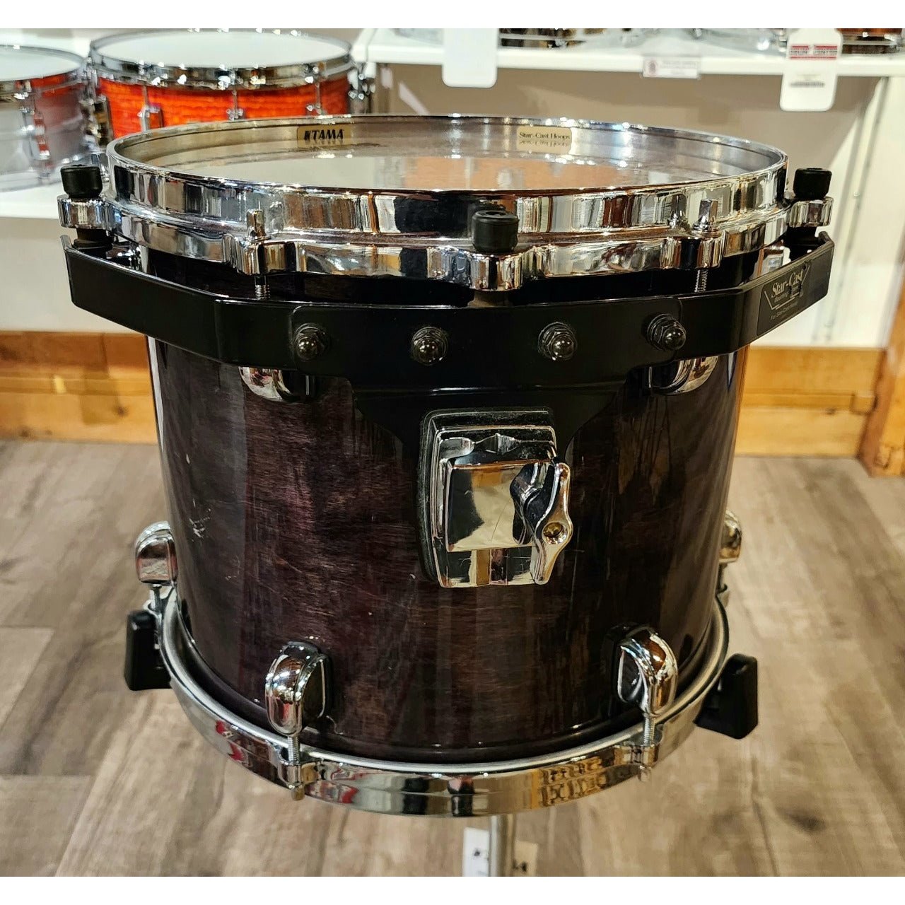 Used Tama Starclassic Performer Tom 12x10 Transparent Black