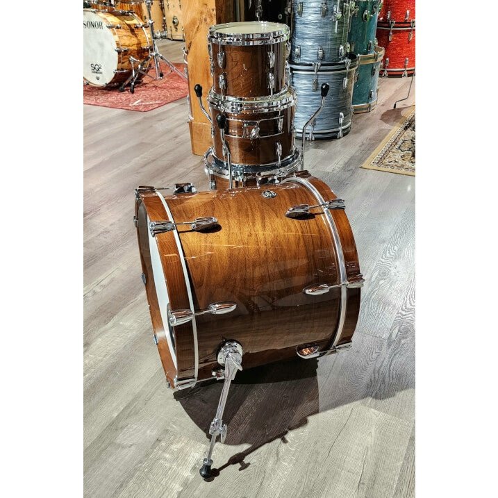Used Gretsch Renown Walnut 4pc Drum Set Walnut Gloss