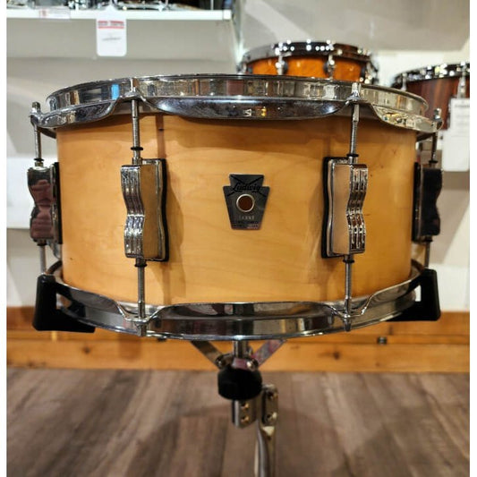 Used Ludwig Classic Birch Snare Drum 14x6.5 Natural Birch