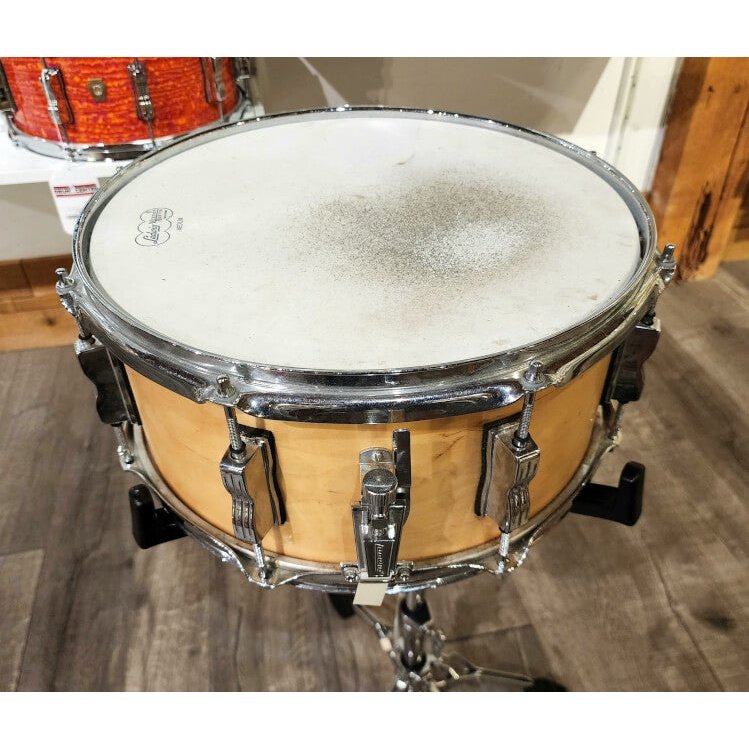 Used Ludwig Classic Birch Snare Drum 14x6.5 Natural Birch