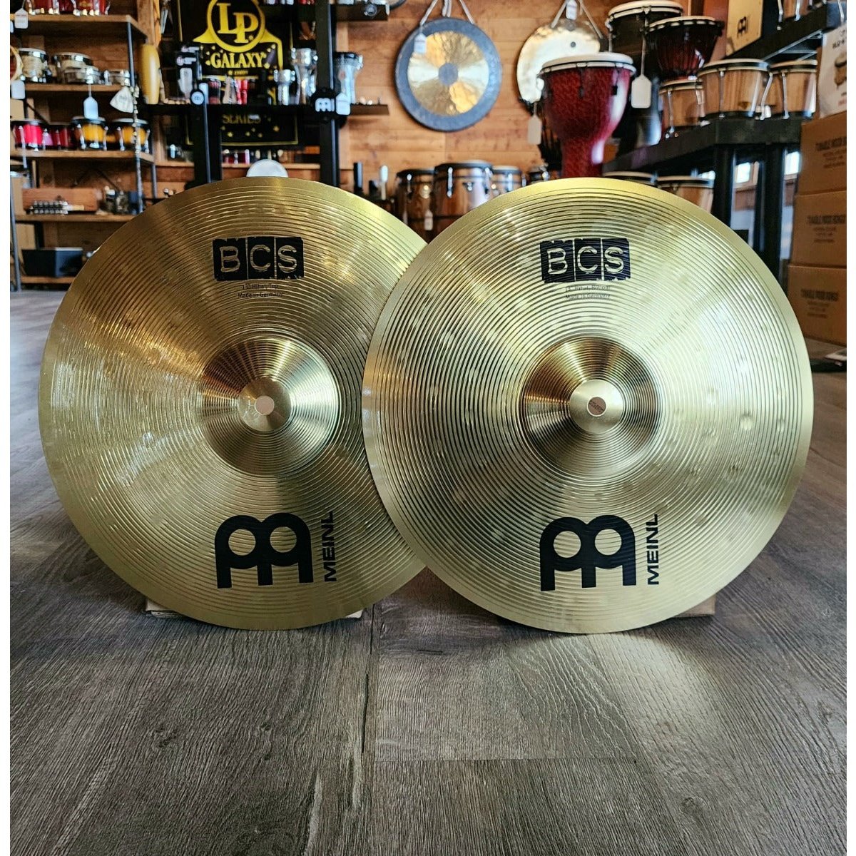 Used Meinl BCS Hi Hat Cymbals 13"