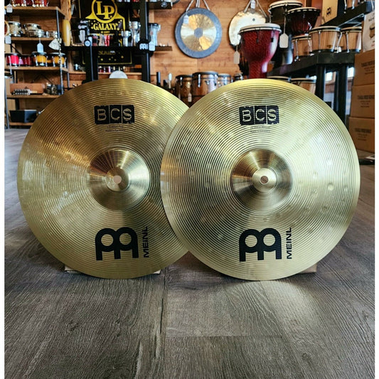 Used Meinl BCS Hi Hat Cymbals 13"