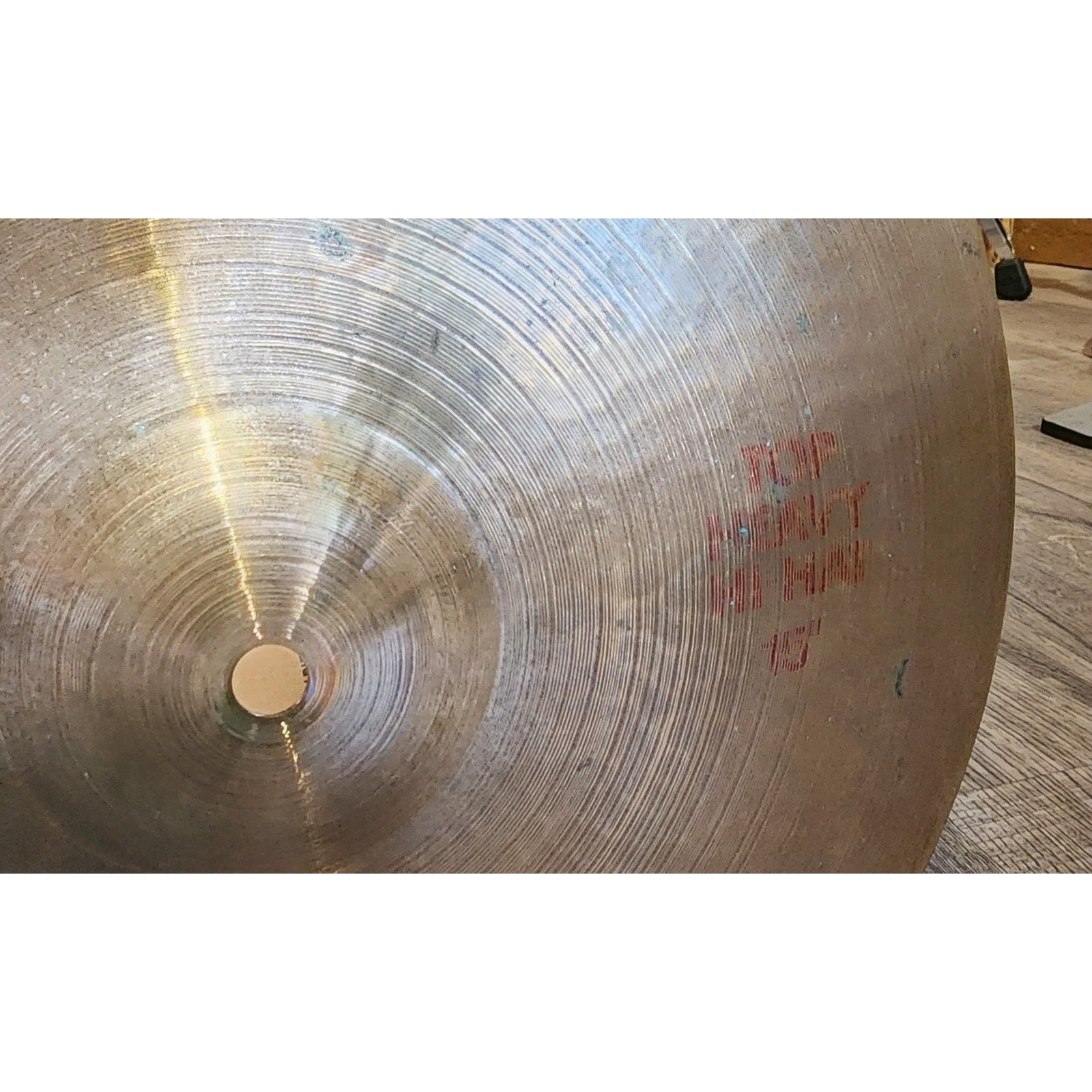Used Paiste 2002 Heavy Hi Hat Cymbals 15"