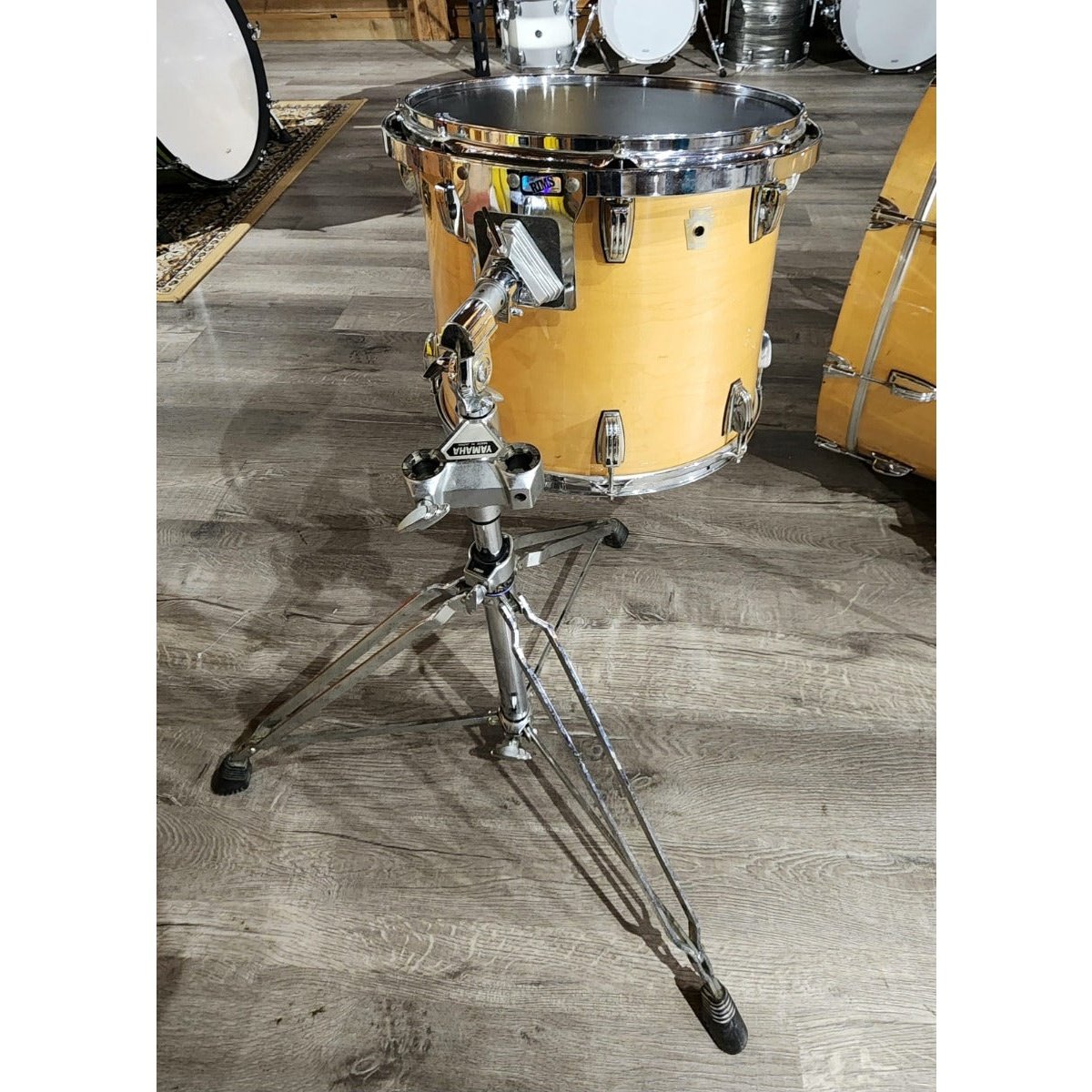 Used Ludwig Classic Maple 3pc Drum Set Natural Gloss