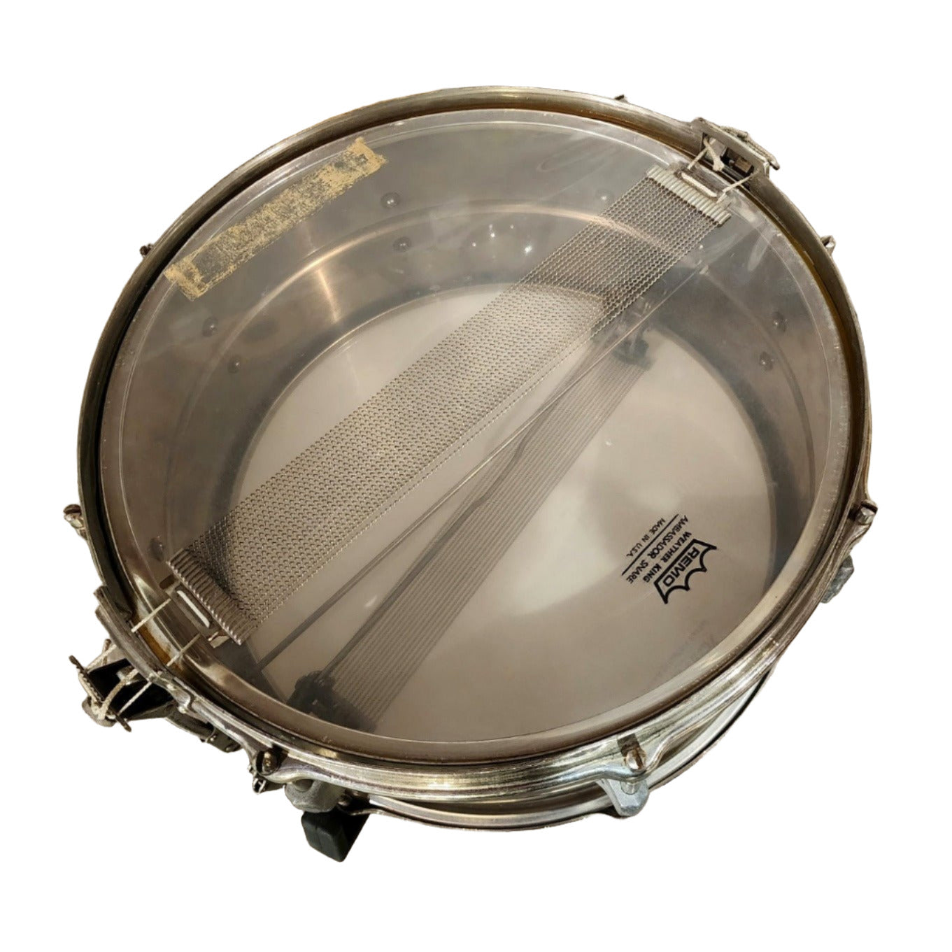 Used Vintage Premier Dominion Super Brass Snare Drum 14x6.5