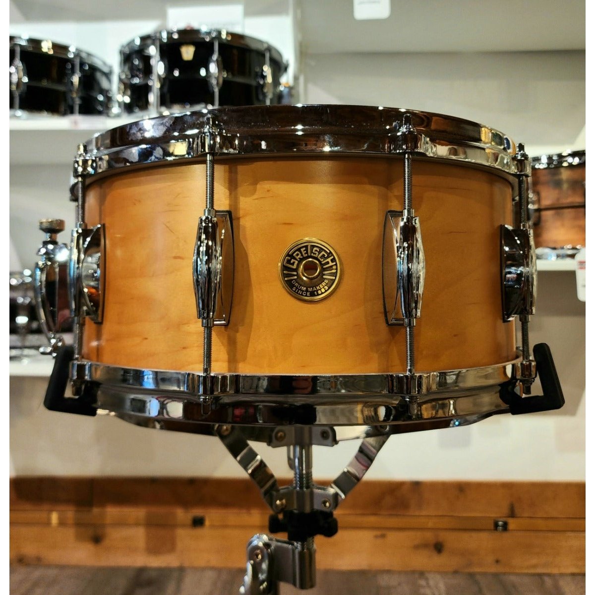 Used Gretsch Ridgeland Snare Drum 14x6.5 Satin Natural