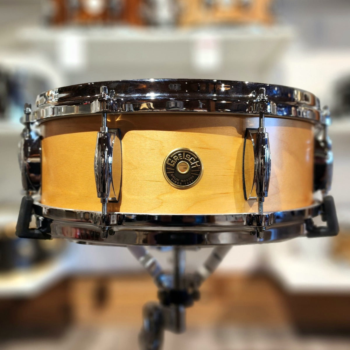 Used Gretsch Ridgeland Snare Drum 14x5 Satin Natural