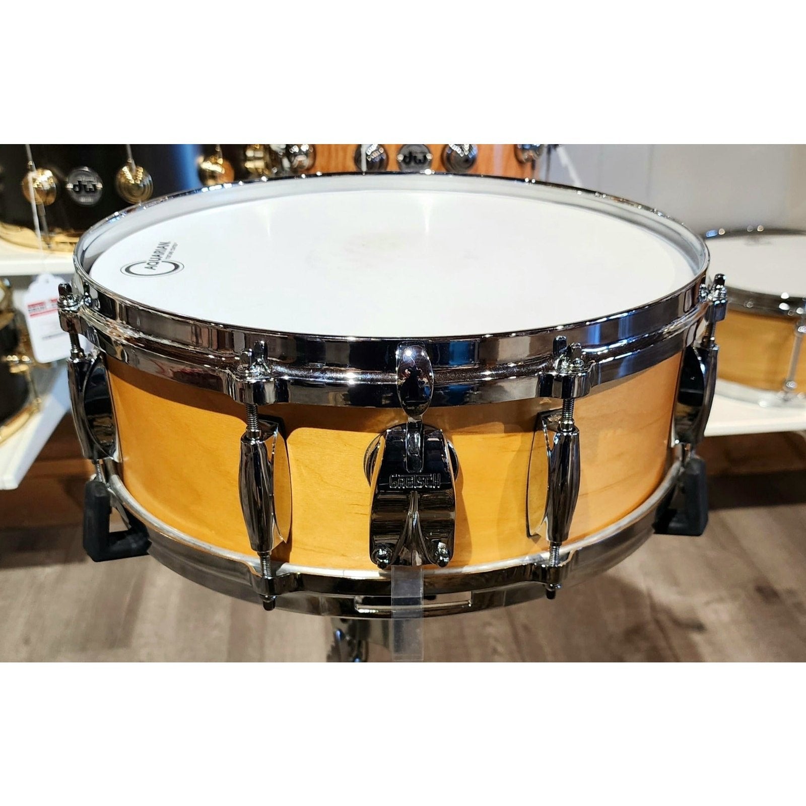 Used Gretsch Ridgeland Snare Drum 14x5 Satin Natural