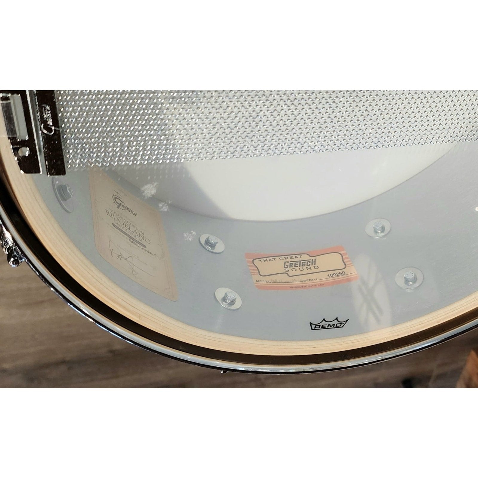 Used Gretsch Ridgeland Snare Drum 14x5 Satin Natural