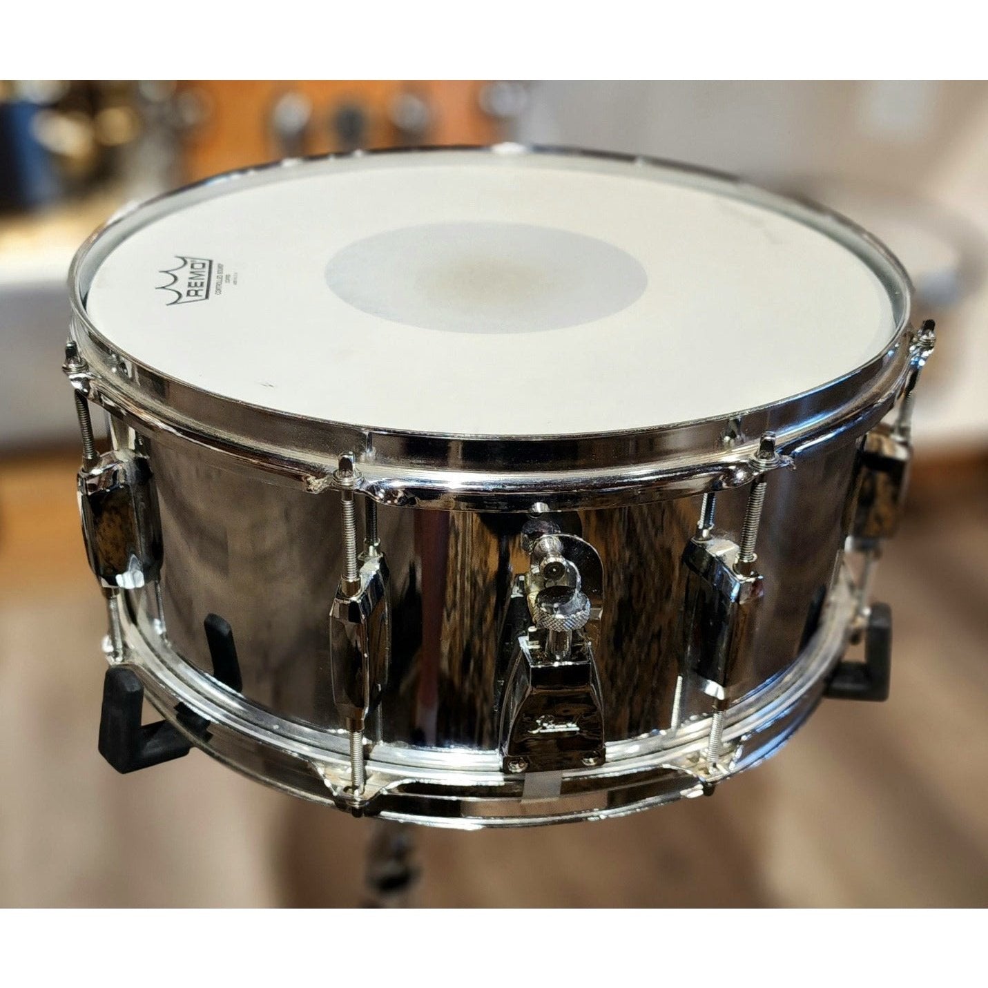 Used Pearl Export Steel Snare Drum 14x6.5