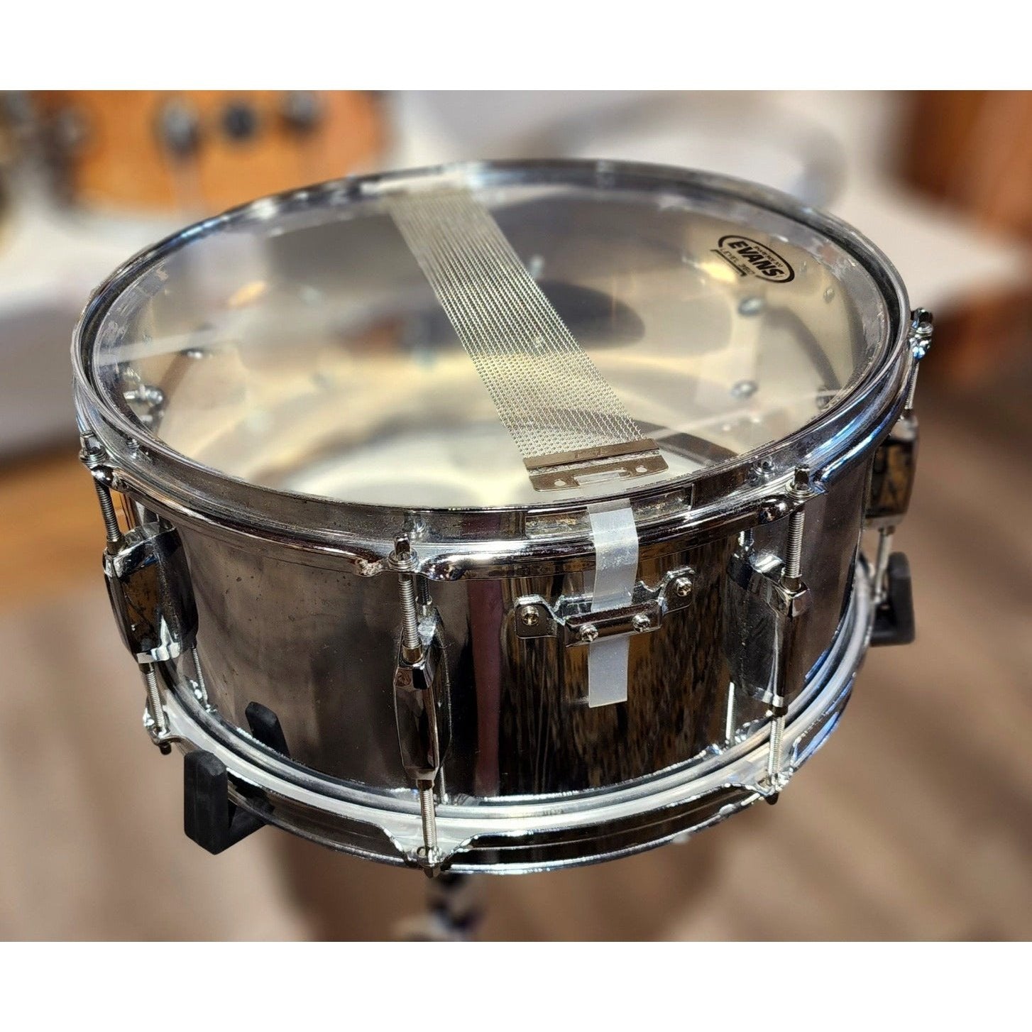 Used Pearl Export Steel Snare Drum 14x6.5