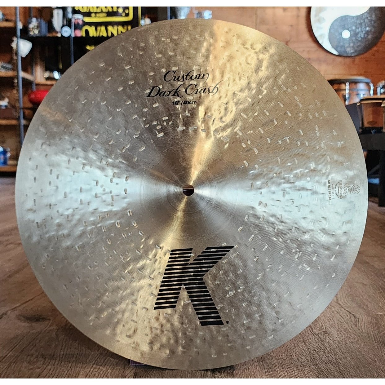 Used Zildjian K Custom Dark Crash Cymbal 16"