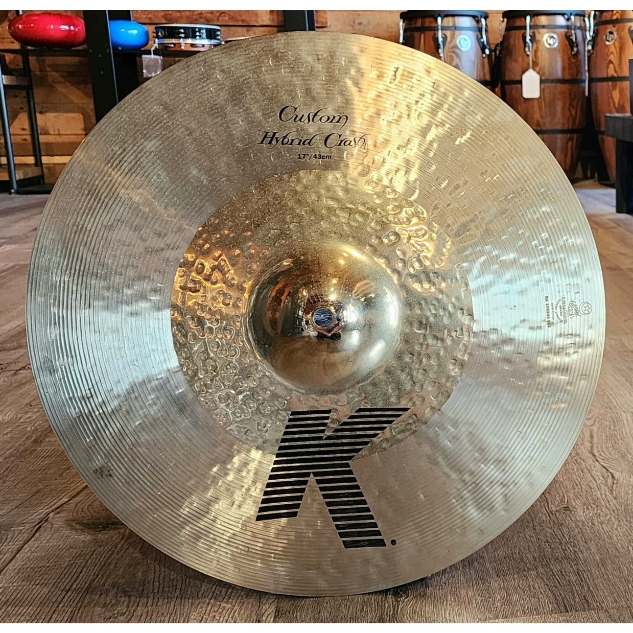 Used Zildjian K Custom Hybrid Crash Cymbal 17"