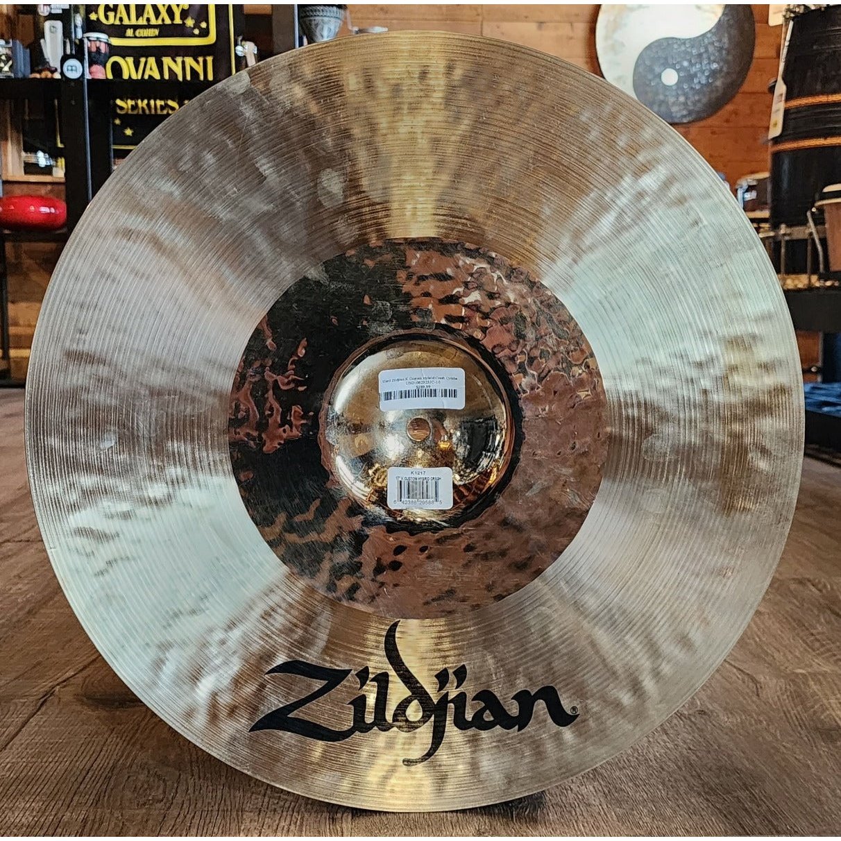 Used Zildjian K Custom Hybrid Crash Cymbal 17"