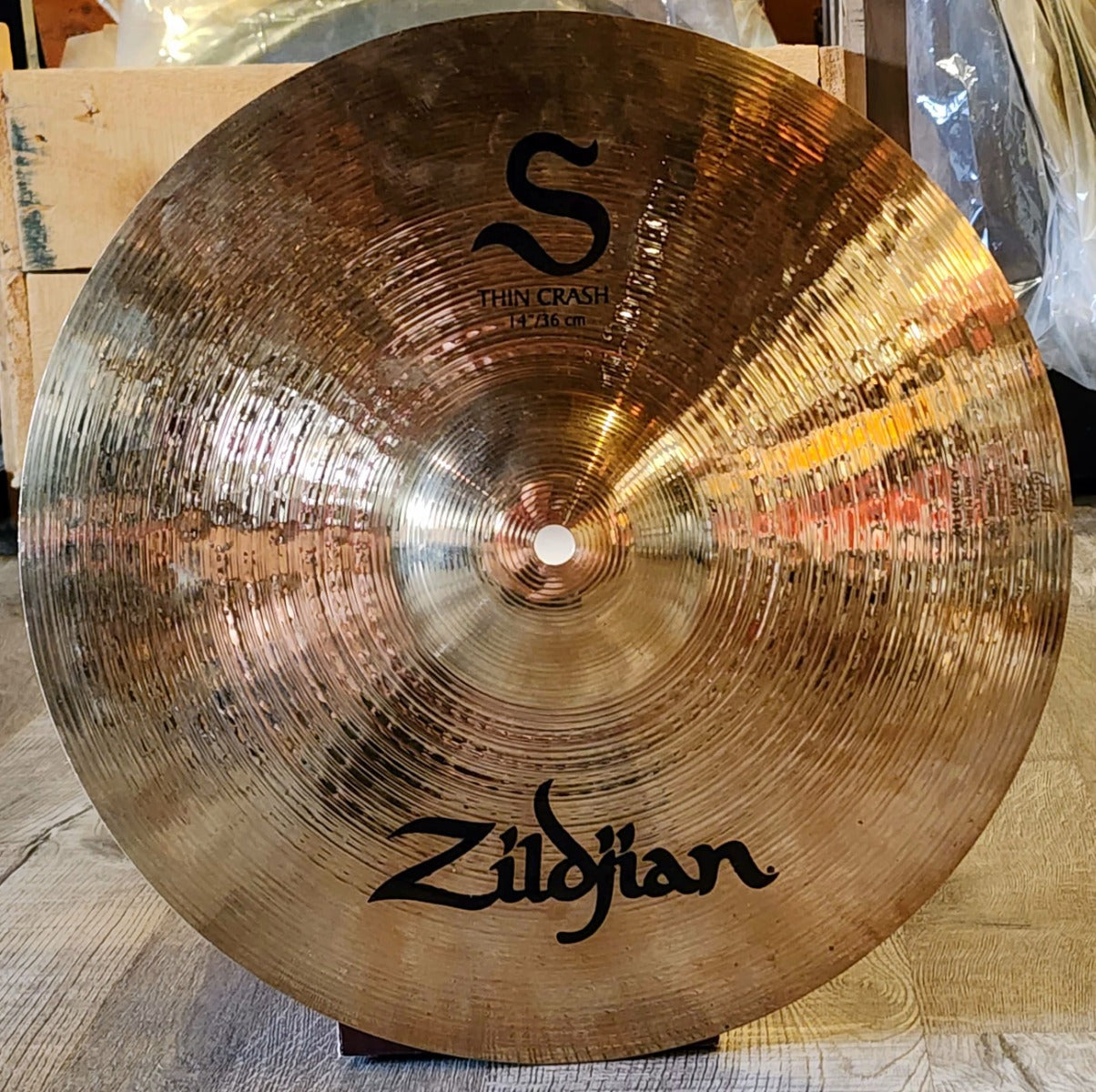 Used Zildjian S Thin Crash Cymbal 14"