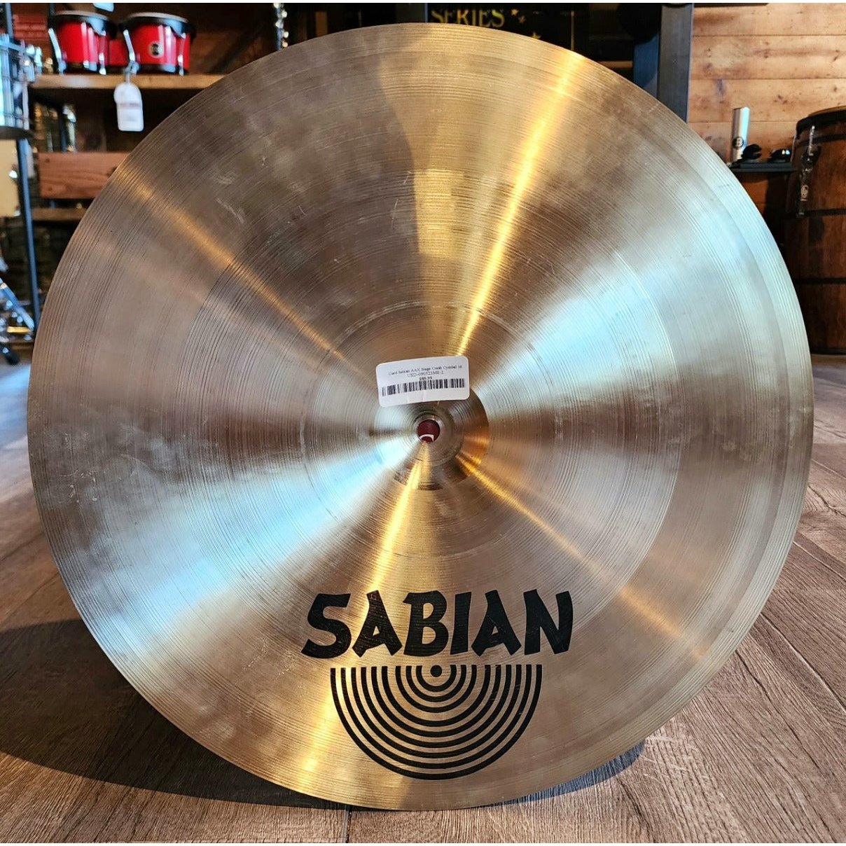 Used Sabian AAX Stage Crash Cymbal 16"