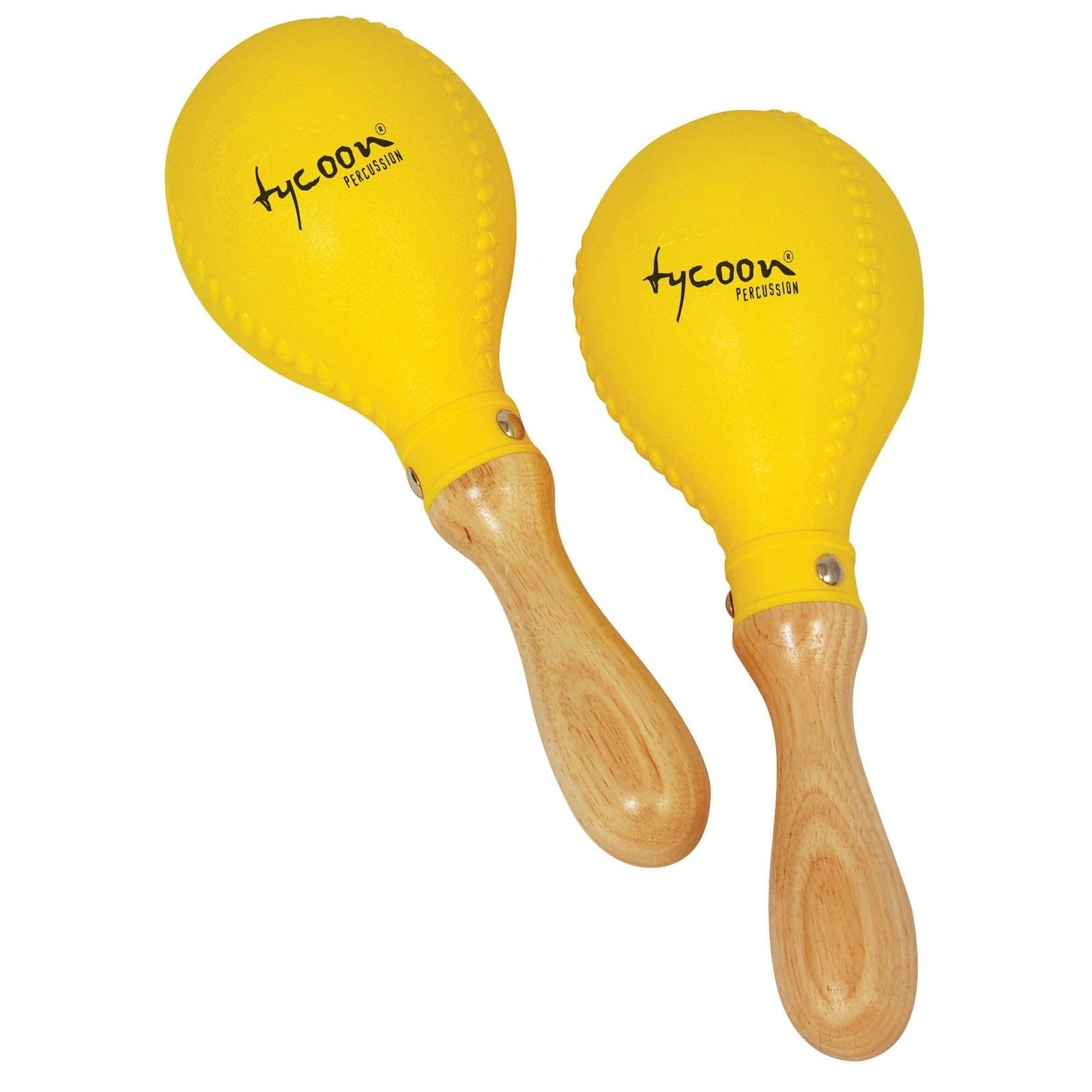 Tycoon Percussion Yellow Plastic Maracas