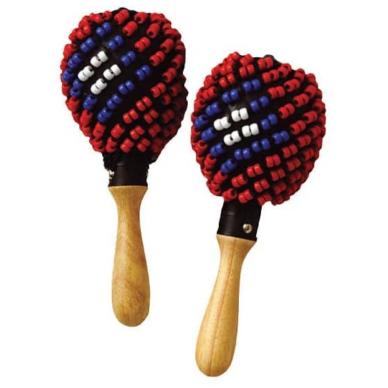 Tycoon Percussion Black Beaded Maracas