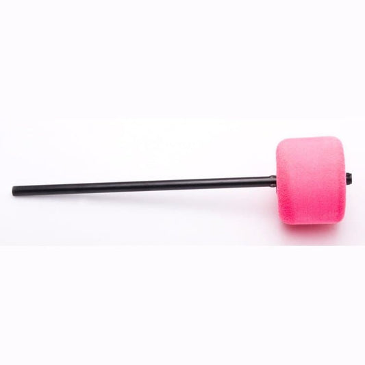 Danmar Pink Felt Bass Drum Beater, Black Shaft