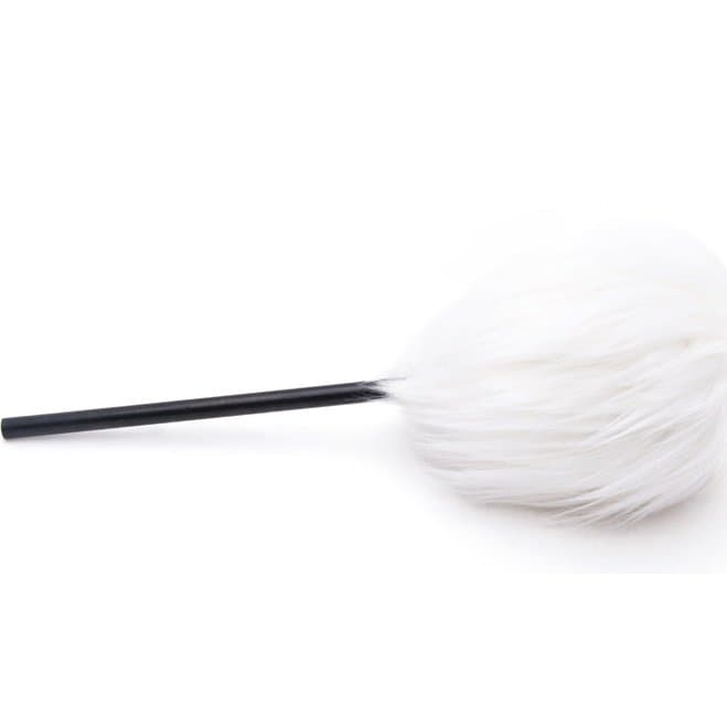 Danmar Furry Kick Beater, White, Black Shaft