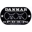Danmar Bass Drum Double Impact Pad w/Skull Graphic