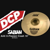 Sabian AAX X-Plosion Crash Cymbal 19" Brilliant