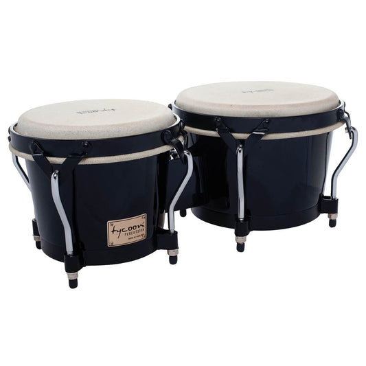 Tycoon Percussion 7 & 8 1/2 Supremo Series Bongos - Black Finish
