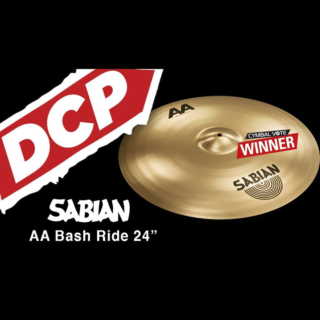 Sabian AA Bash Ride Cymbal 24"