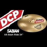 Sabian AA Bash Ride Cymbal 24"
