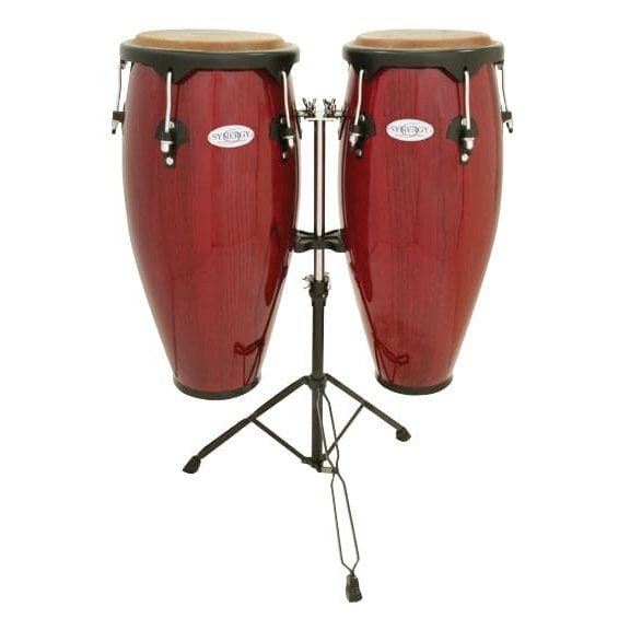 Toca Synergy Series Wood Conga Set with Stand
