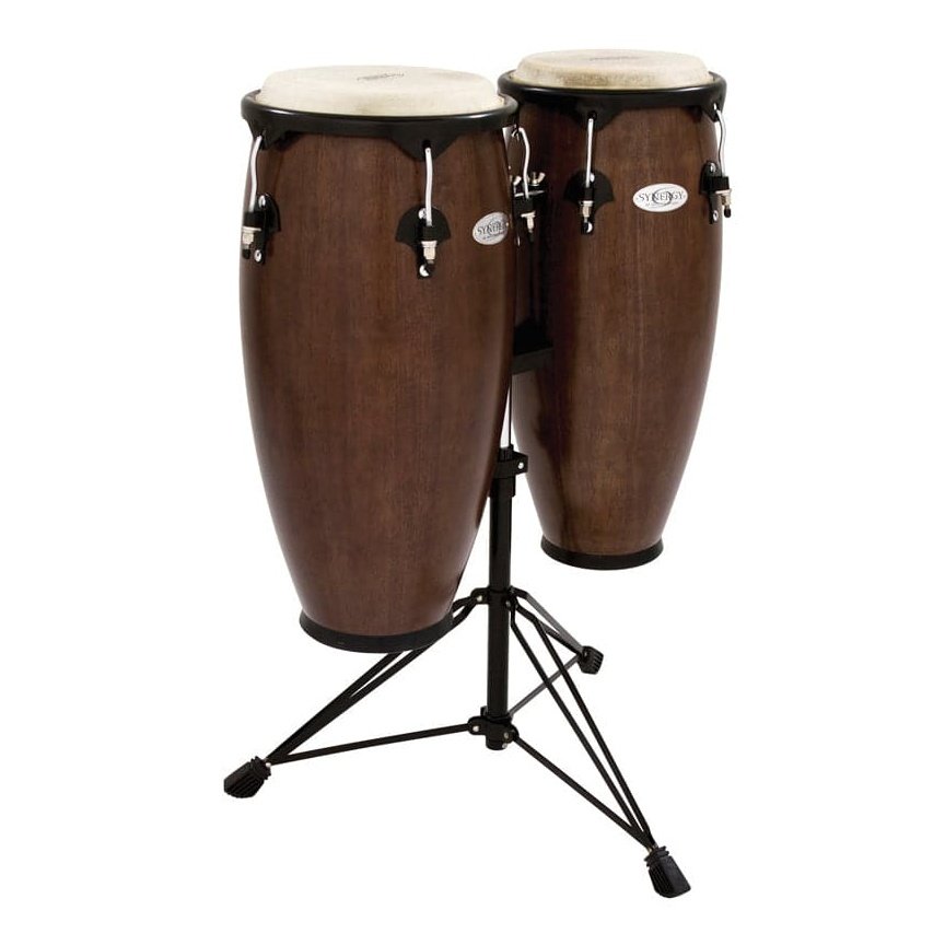 Toca Synergy Wood Conga Set with Stand