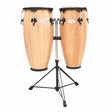 Toca Synergy Series Wood Conga Set with Stand - Natural