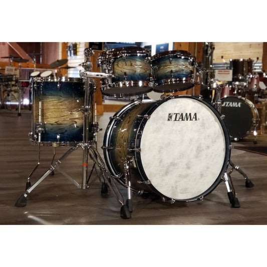Used Tama Star Walnut 4pc Drum Set Indigo Japanese Sen Burst