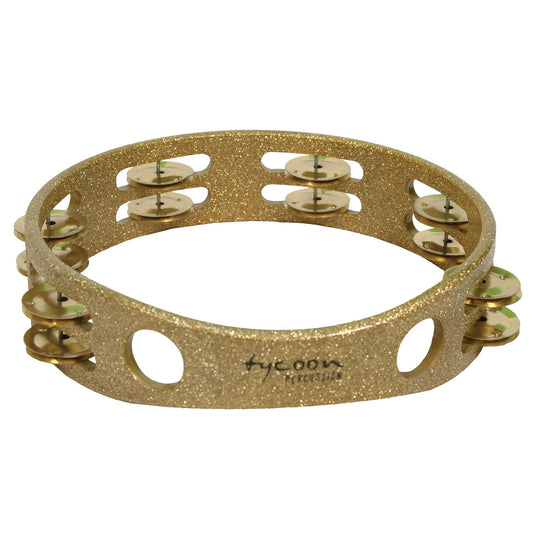 Tycoon Percussion Las Vegas Tambourine Gold